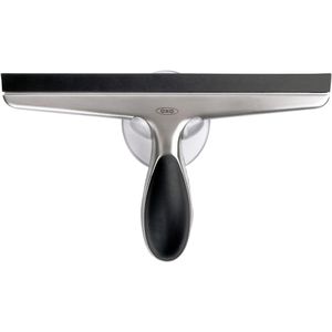 Produktbild für Duschabzieher OXO Good Grips, aus Edelstahl, schwarz/Edelstahl