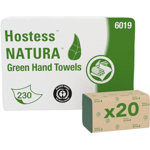 Papierhandtücher Hostess-NATURA 6019, 1-lagig