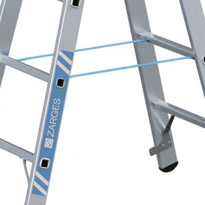 Produktbild für Stehleiter Zarges Coni B, 40275, beidseitig begehbar