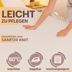 Produktbild für Spannbettlaken NatureMark Jersey, 70 x 140 cm