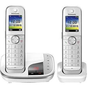 Telefon Panasonic KX-TGJ322GW, weiß