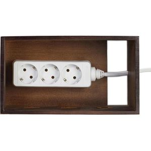 Produktbild für Kabelbox Relaxdays 10024671, aus Bambus / Holz