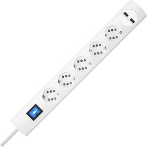 Produktbild für Steckdosenleiste Kopp DUOversal plus, 1,4m Kabel