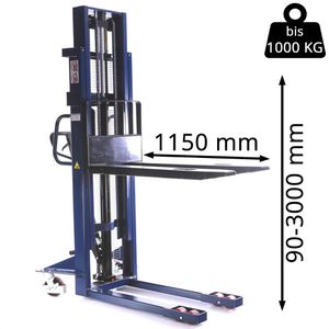 Produktbild für Hubwagen Pallit LIFT-XXL 10000905 Tragkraft 1000kg