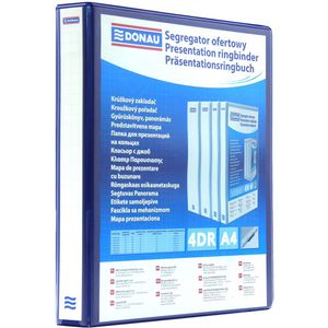 Produktbild für Präsentationsringbuch DONAU 2788254PL-10, A4
