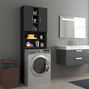 Produktbild für Waschmaschinenschrank vidaXL 808423, schwarz