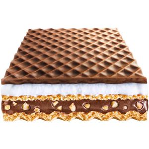Produktbild für Waffeln Knoppers Milch-Haselnuss-Schnitte