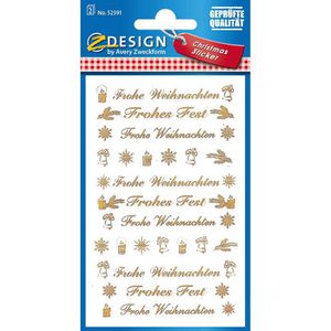 Sticker Zweckform 52391 Z-Design Christmas