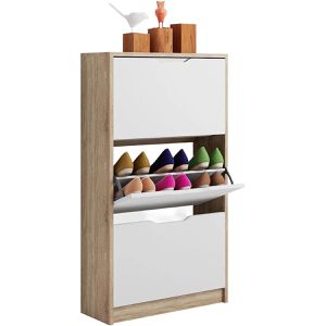 Schuhschrank Vicco Luca, sonoma eiche / weiß