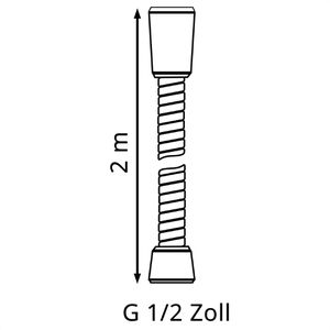 Produktbild für Duschschlauch Wenko 24004100, verchromt