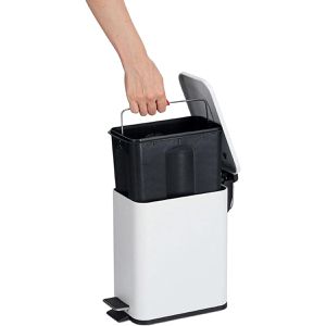 Produktbild für Mülleimer Zeller 18960, weiß