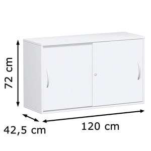 Produktbild für Schiebetürenschrank Geramöbel Flex 312153-WW, abschließbar