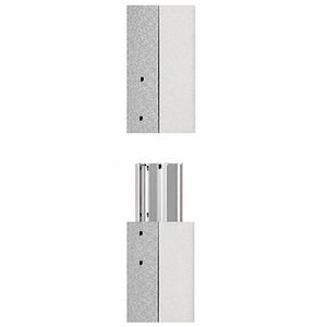 Produktbild für Stehlampe Alco 9097-28, LED, silber, 195 cm