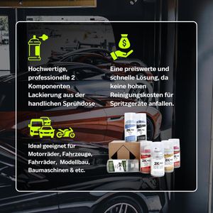 Produktbild für Klarlack 2K-PRO 2-Komponenten, 250ml