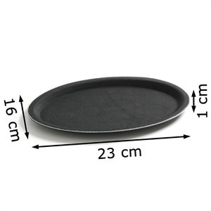 Produktbild für Serviertablett Hendi 508718, oval, 23 x 16cm
