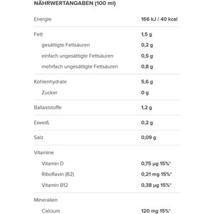 Produktbild für Haferdrink alpro aus europäischem Hafer, ohne Zucker