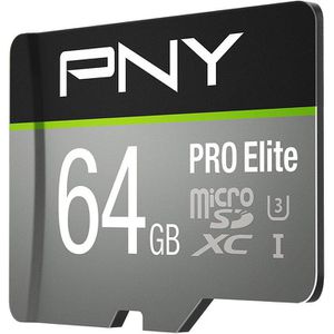 Produktbild für Micro-SD-Karte PNY PRO Elite, 64GB