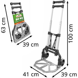 Produktbild für Sackkarre Gardebruk Paketkarre 109912, klappbar