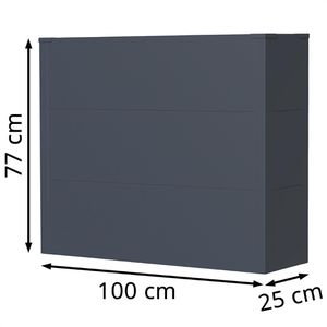 Produktbild für Pflanzkasten Westmann Talus XL anthrazit