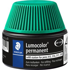 Nachfülltusche Staedtler Lumocolor permanent, grün