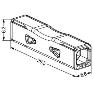 Produktbild für Verbindungsklemme Wago 2773-2401, 2 Leiter