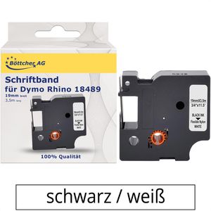Produktbild für Schriftband Böttcher-AG für Dymo Rhino 18489,IND,19mm