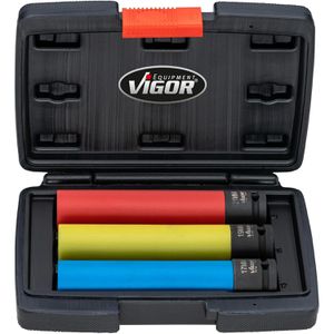 Steckschlüssel Vigor V5933/3, 3-teilig