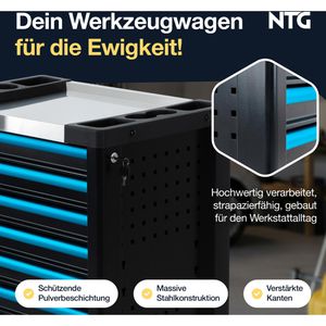 Produktbild für Werkzeugwagen NTG WZW.7290, bestückt