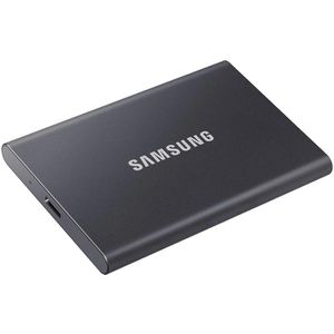 Samsung Festplatte Portable SSD T7, 1,8 Zoll, extern, USB 3.1, grau, 1TB SSD  – Böttcher AG