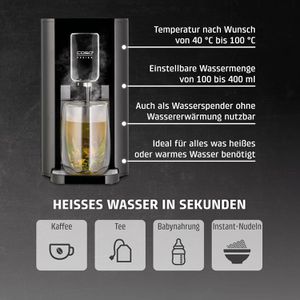 Produktbild für Heißwasserspender Caso HW 550, einstellbar 40°C - 100°C