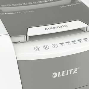 Produktbild für Aktenvernichter Leitz 8014 IQ Autofeed Office 150, weiß