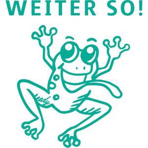Produktbild für Motivstempel Trodat edy FIX Frosch, aus Kunststoff