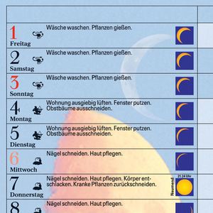 Produktbild für Mondkalender Korsch 222027, Mond-Familientimer, Jahr 2027