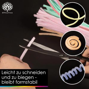 Produktbild für Pfeifenreiniger OfficeTree 7798 Chenilledraht