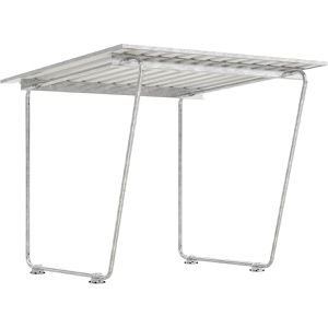 Fahrradunterstand WSM Siegen S16, grauweiß, aus Metall