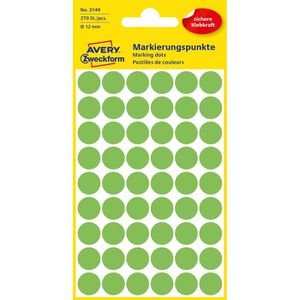 Markierungspunkte Zweckform 3149, leuchtgrün