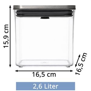 Produktbild für Vorratsdose OXO Steel Pop, aus Kunststoff