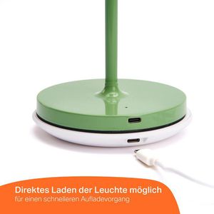 Produktbild für Tischlampe LEDmaxx grün mit LED