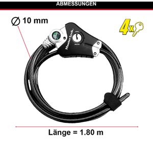 Produktbild für Fahrradschloss Master-Lock 8428EURDPRO