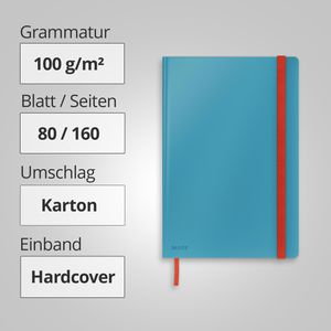 Produktbild für Notizbuch Leitz Cosy, 44830061, blau, B5