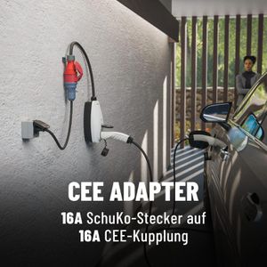 Produktbild für CEE-Adapter Absina 911007, Länge 0,6 m