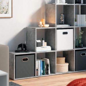 Produktbild für Bücherregal Vicco 77702, beton grau