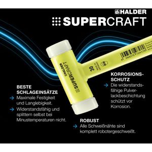 Produktbild für Schonhammer HALDER SUPERCRAFT, 3377.160, Kopf-Ø 60mm