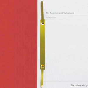 Produktbild für Schnellhefter Herlitz 11034295 easy orga, A4, rot