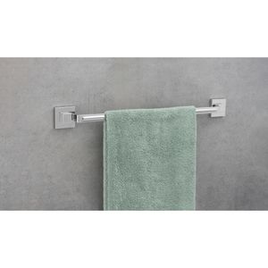 Produktbild für Handtuchhalter Wenko Quadro Vacuum-Loc, silber