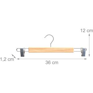 Produktbild für Hosenbügel Relaxdays 100531438682, aus Holz