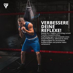 Produktbild für Boxsack RDX-Sports Maize Set, gefüllt mit Textilresten, 8 kg