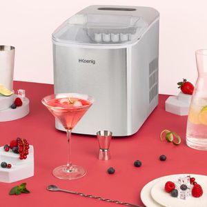 Produktbild für Eiswürfelmaschine H.Koenig KB14, Edelstahl