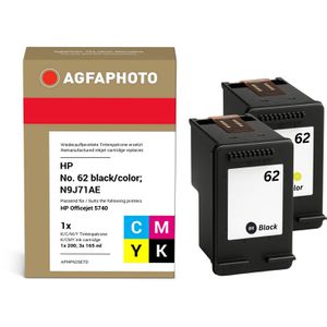 Produktbild für Tinte AgfaPhoto für HP 62, Multipack