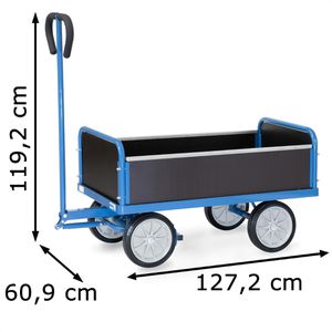 Produktbild für Handwagen Fetra 4051V, mit 4 Bordwänden